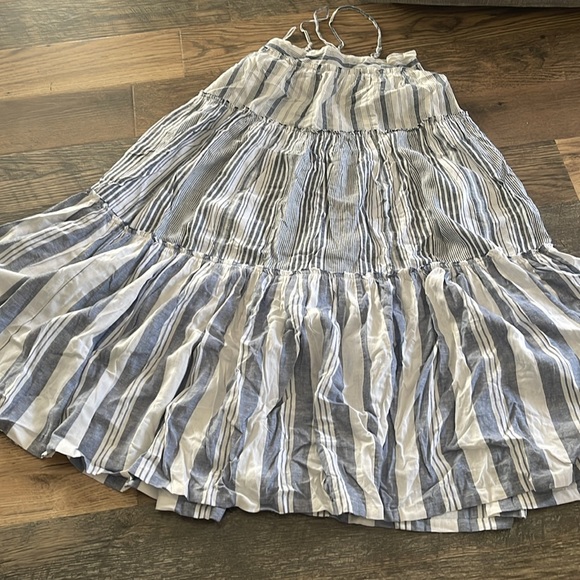 J Crew chambray stripe cover up dress M - Picture 7 of 8